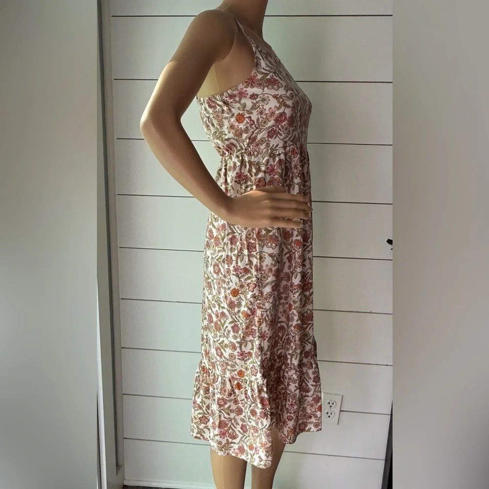 Old Navy Sleeveless Floral-Print Fit & Flare Midi Dress Sz XL (14/16)
